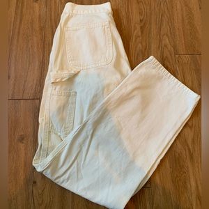 brandy melville tammy cargo pants in cream